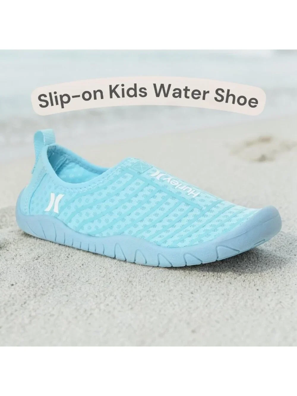 Quick-Dry Kids Water Shoes - Breathable Slip-On Aqua Socks for Beach & Pool Fun